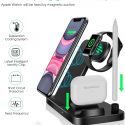 QI-EU Wireless Charger ,4 in 1 Kabelloses Ladegerät mit QC 3.0