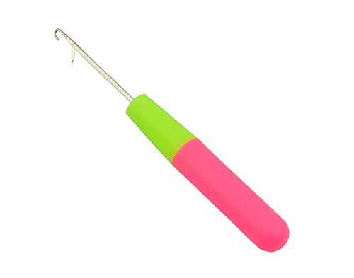 GEX Large Latch Hook Crochet Needle Ventilating Holder and...