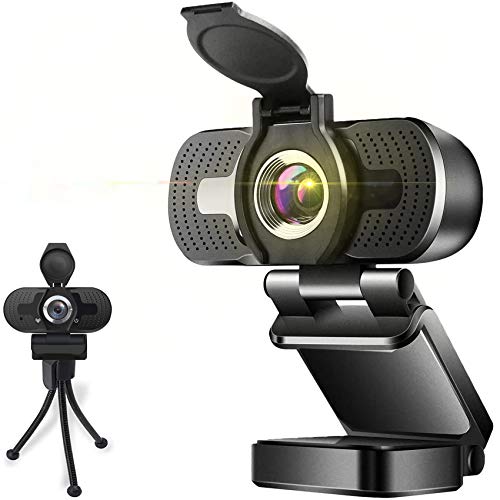 Full HD Webcam 1080P Videokamera mit Abdeckung Autofokus USB...