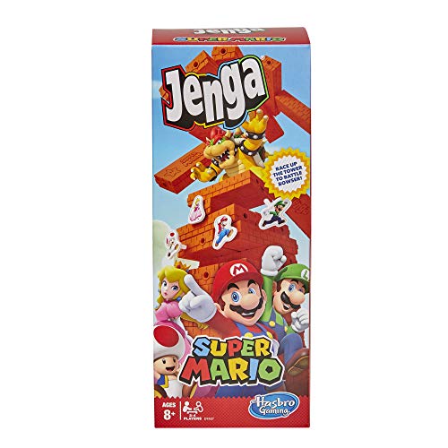 Jenga Super Mario Edition Spiel, Block Stapelturm Spiel für...
