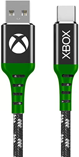 Numskull Offizielles Xbox-Serie X USB Typ-C Nylon geflochtenes Ladekabel...