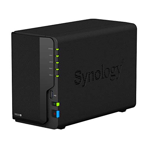 Synology DS220+ 6TB 2 Bay Desktop NAS System, installiert...