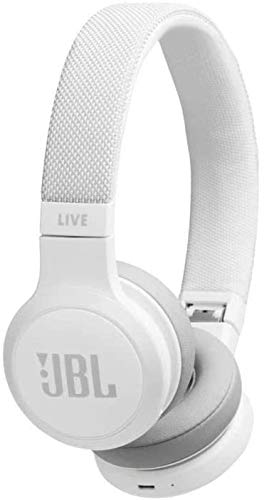 JBL LIVE 400BT kabellose On-Ear Kopfhörer in Weiß –...