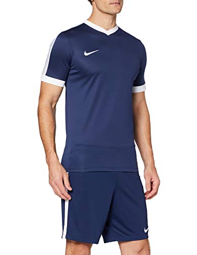 Nike Herren Striker IV T-Shirt, Midnight Navy/White, S