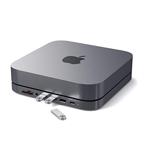 SATECHI USB-C Aluminium-Ständer & Hub - Kompatibel mit Mac...