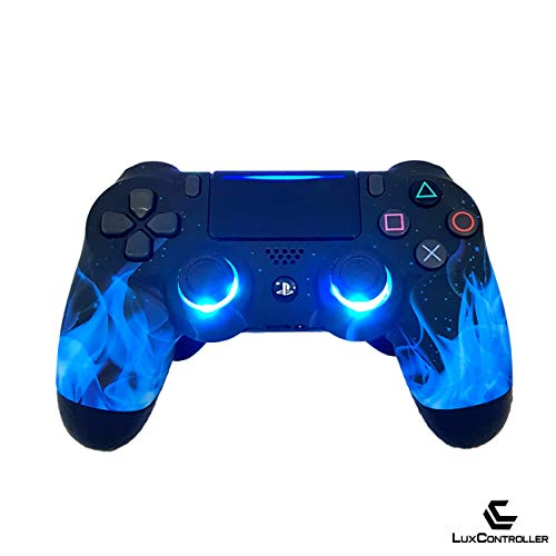 LuxController PS4 Custom LED Controller mit 2 Paddles, Blau...