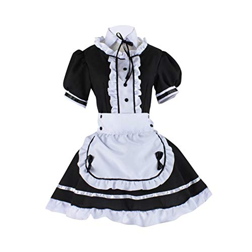 Stronrive Lolita French Maid Frauen Dienstmädchen Kostüm Anime Cosplay...