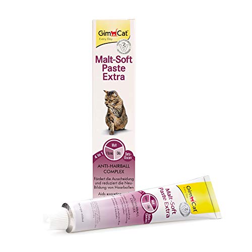 GimCat Malt-Soft Paste Extra - Anti-Hairball Katzensnack fördert Ausscheidung...