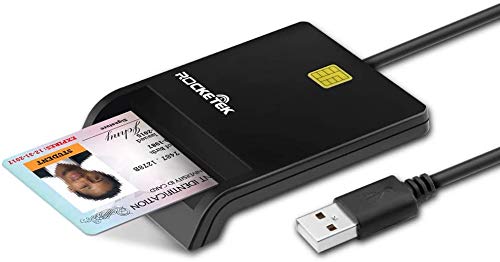 Cardreader USB,USB-Chipkartenleser Smart Card Reader DOD Militärischer CAC-Kartenleser mit...