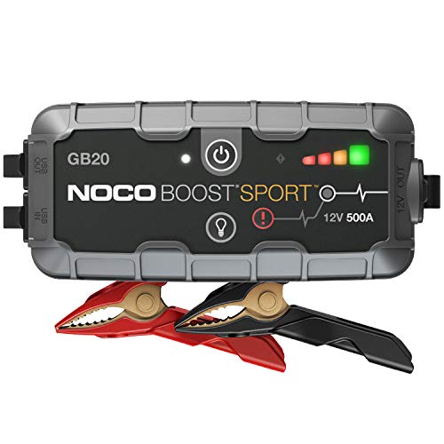 NOCO Boost Sport GB20 500A 12V UltraSafe Starthilfe Powerbank,...