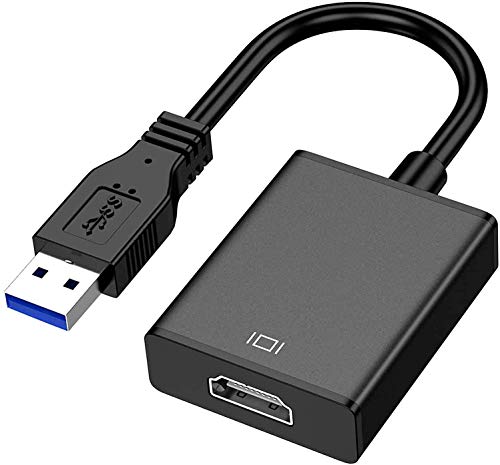 USB-auf-HDMI-Adapter, USB 3.0/2.0 zu HDMI 1080P HD Audio Video...