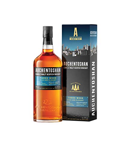 Auchentoshan Three Wood Single Malt Scotch Whisky, mit Geschenkverpackung,...