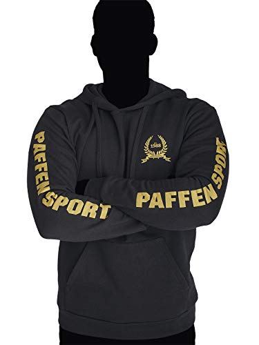 Paffen Sport Anniversary Hoodie – Kapuzenpullover, Cap-Sweatshirt – schwarz/Gold...