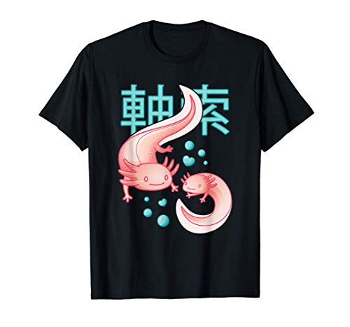 Kawaii Axolotls Japanische Ästhetische Anime Axolotl T-Shirt