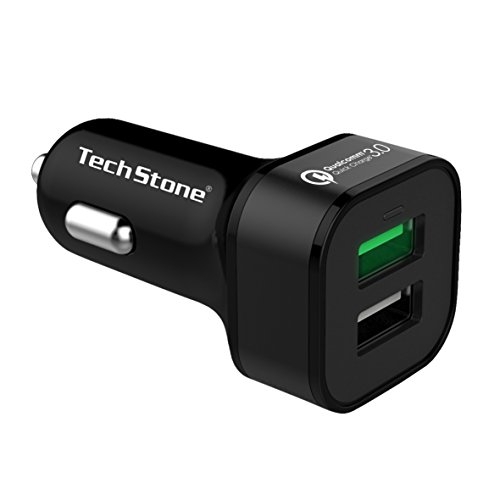 TechStone Auto ladegerät Quick Charge 3.0 KFZ ladeadapter Android...