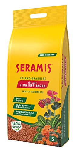 Seramis Ton-Granulat als Pflanzenerden-Ersatz für Topfpflanzen, Grün-, Blühpflanzen und...