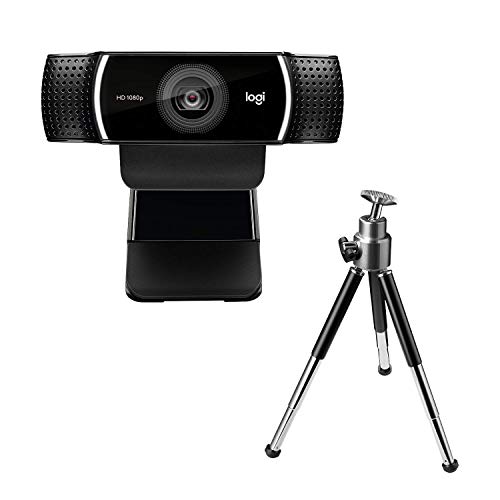 Logitech C922 PRO Webcam mit Stativ, Full-HD 1080p, 78°...