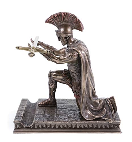 Veronese 708-7407 Brieföffner römischer Zenturio kniet mit Schwert Skulptur...