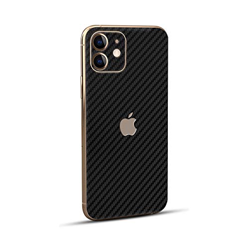 Normout iPhone 11 Skin Schutzfolie Rückseite Carbon Schwarz- 2X...