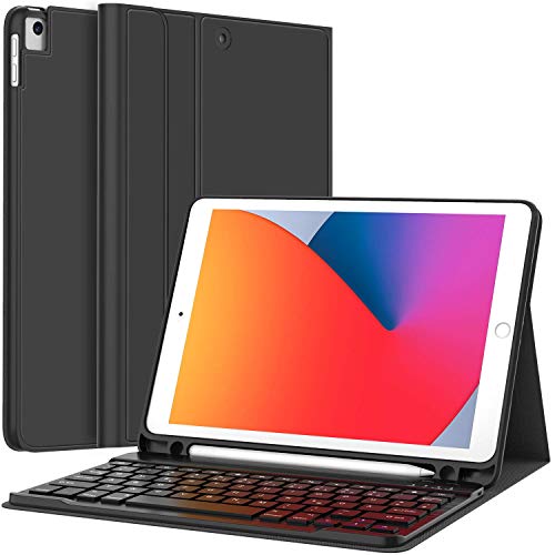Earto Tastatur Hülle für iPad 8 Generation 2020 /...