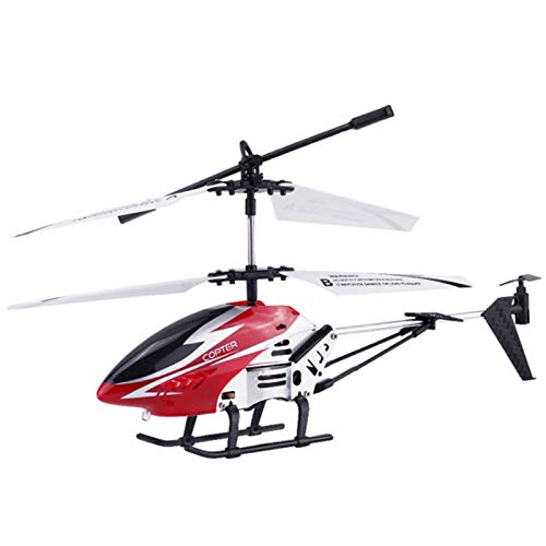 happygirr Ferngesteuerter Hubschrauber mit LED-Leuchten 2,4 GHz 3,5-Kanal-wiederaufladbares Flugzeug...