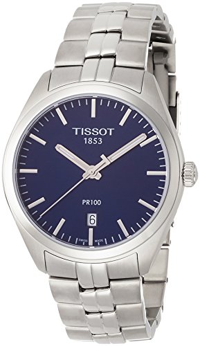 TISSOT Herren Analog Quarz Uhr mit Edelstahl Armband T1014101104100