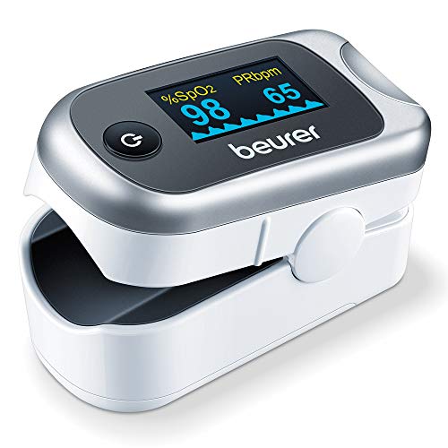 Beurer PO 40 Pulsoximeter, Messung von Sauerstoffsättigung (SpO₂), Herzfrequenz...