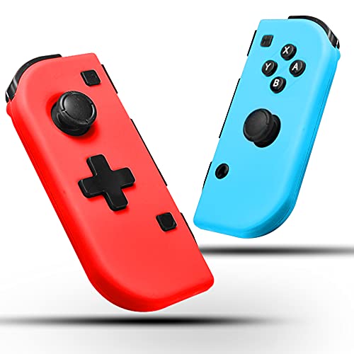 Controller für Nintendo Switch, Kabelloser Bluetooth rot blau Replacement...
