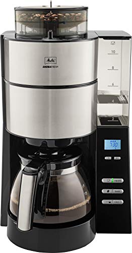Melitta AromaFresh 1021-01 Filter-Kaffeemaschine mit integriertem Mahlwerk, ca. 10...