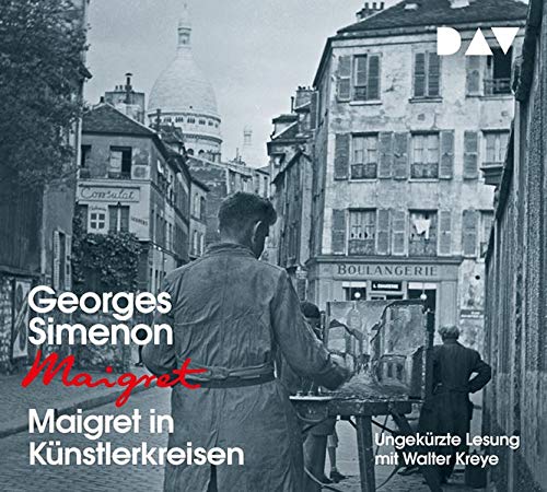 Maigret in Künstlerkreisen: Ungekürzte Lesung mit Walter Kreye (4...
