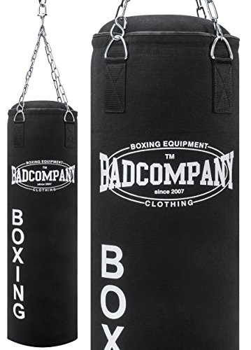 Bad Company Boxsack inkl. Vierpunkt Stahlkette I Canvas Punchingsack,...