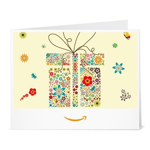 Amazon.de Gutschein zum Drucken (Geschenkbox mit Blumen)