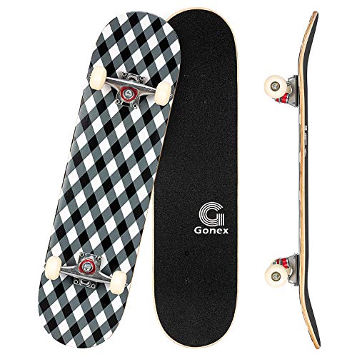 Gonex Skateboard 9 Layers Deck Komplett Board für Anfänger...