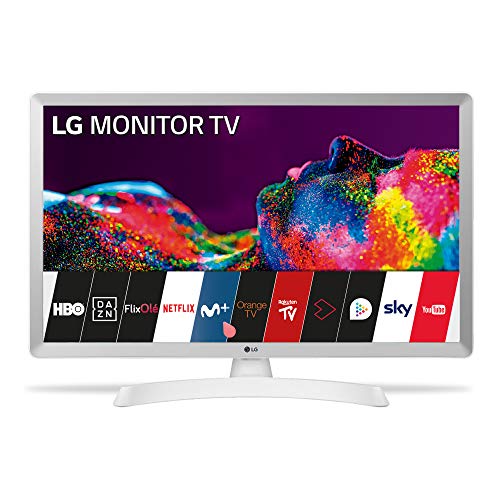 LG 28TN515S-WZ Smart TV/Monitor, LED-HD-Monitor, 70 cm (28 Zoll),...