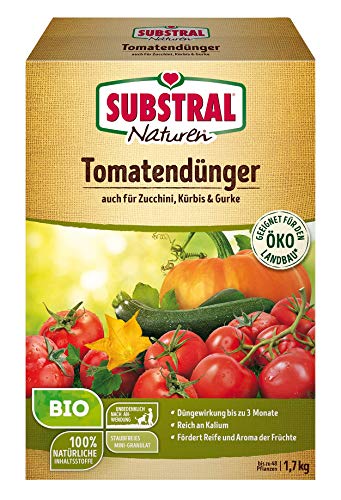 Substral Naturen Bio Tomatendünger, Organisch-mineralischer Volldünger für Tomaten, Kürbis,...