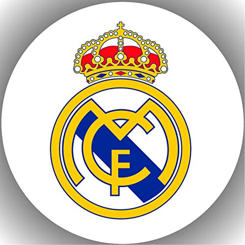 Fondant Tortenaufleger Tortenbild Geburtstag Fussball Real Madrid AMA11