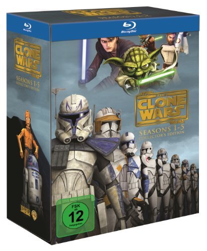 Star Wars: The Clone Wars - Komplettbox Staffel 1-5...