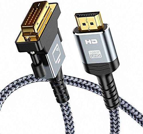 HDMI auf DVI Adapter Kabel1.8m,Snowkids HDMI DVI Adapterkabel (Neuester...