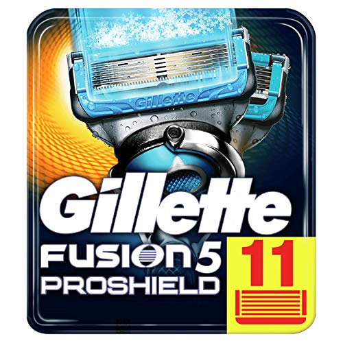 Gillette Fusion 5 ProShield Chill Rasierklingen mit Trimmerklinge für...