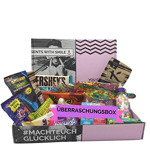 Überraschungs Süßigkeiten Box - Box mit verschiedenen Süßigkeiten 500g...