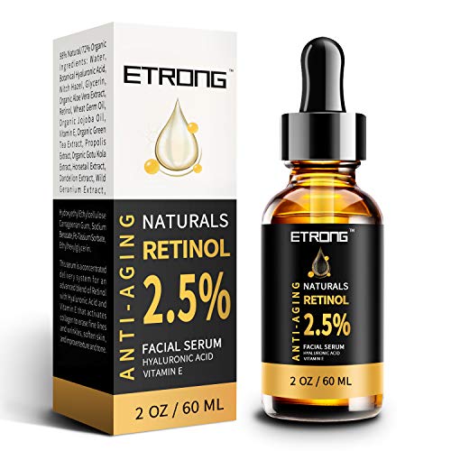 Retinol Serum, ETRONG hochfestes Anti-Aging Serum mit 2,5% Retinol,...