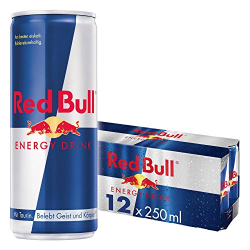 Red Bull Energy Drink Dosen Getränke 12er Palette, EINWEG...