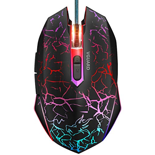 VGUARD Gaming Maus, Wired Hohe Präzision Optische Professionelle Wired...