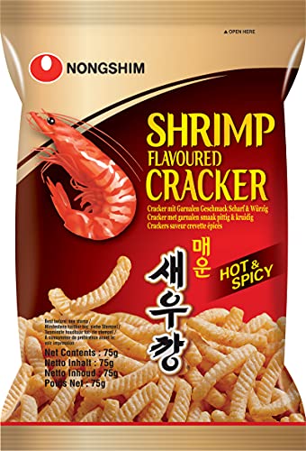 Nong Shim Shrimp Cracker scharf und würzig – Knusprige...