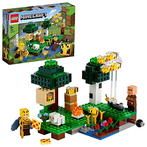 LEGO 21165 Minecraft Die Bienenfarm, Bauset mit Bienenzüchterin und...