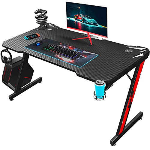 Homall Gaming Tisch Gaming Schreibtisch Gamer Computertisch Ergonomischer PC...