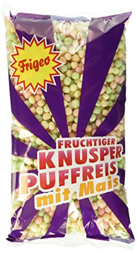 Frigeo Knusper-Puffreis – luftig-fruchtiger Knusper-Spaß, 15-er Pack (15 x...