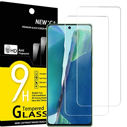 NEW'C 2 Stück, Schutzfolie Panzerglas für Samsung Galaxy Note20,...