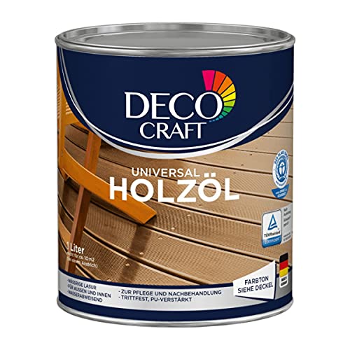 Deco Craft Holzöl Pflegeöl Öl für Holz für Außenbereich...