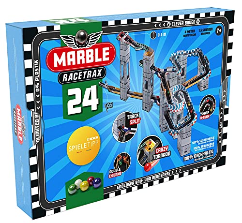 Marble Racetrax 869003 - Murmel Mania Rennbahn Starter Set...